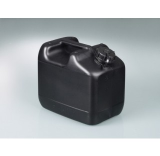 Bidon pour liquides inflammables 10 litres 300x200 mm hauteur 258 mm en HDPE conducteur avec homolog