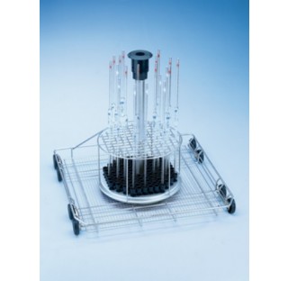 Chariot a injection pour 116 pipettes  Modele : E 406
