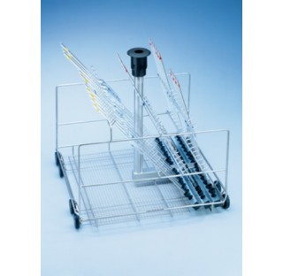 Chariot a injection pour 38 pipettes  Modele : E 404/1