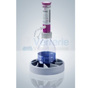 Distributeur EM - Dispenser PP 10 - 60 ml piston en verre pour liquides simples et organiques n'affe