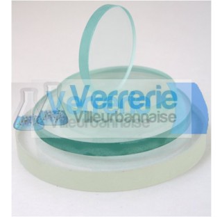 hublot verre borosilicate diametre 100mm +/-0,2mm epaisseur 3,3mm +/-0,2mm, tres bonne resistance th