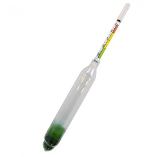 Hydrometre de colostrum de remplacement (sans pipette) en  amplitude 25-125 g/l longueur totale 190 