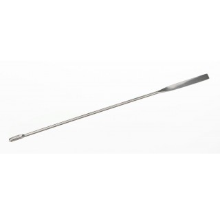 Micro cuillere spatule inox long 150mm longxlarg spatule 40x5mm cuillere 9x5mm diam de tige 2mm,