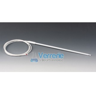 Sondes de temperature PTFE Lemo Diam dela tige 8 mm, longueur 160 mm Temp. Max. -200 a 250 degre