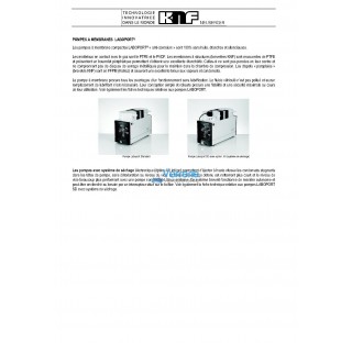 Systeme de pompage multipostes SBS LABOBASE pour le laboratoire  Debit a pression atmospherique : 60