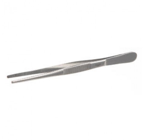 Forceps, blunt length 250 mm ridges at the top ,Stainless steel E-poli ,