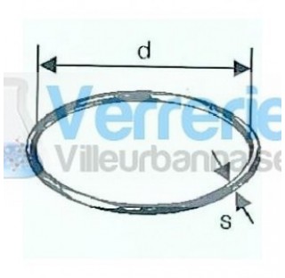 Sealing ring covering with FEP for reactor with groove DN150